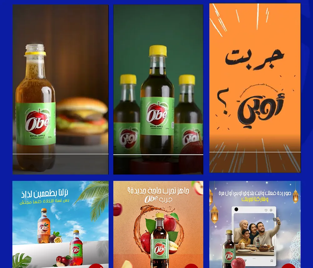 Creative work for Obe Soda